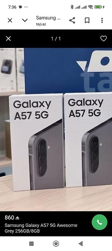galaxy tab a8: Samsung 256 GB, rəng - Boz — 3