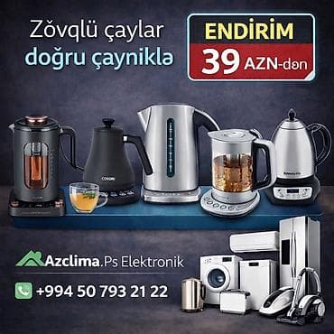 Plitələr və bişirmə panelləri: Elektrik çaydan Tefal, 1.6 - 2 l, Yeni — 1