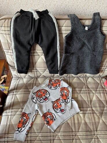 детский костюм для плавания: Uşaq geyim dəsti - Qış mövsümü üçün isti və rahat 3 parçalı komplekt — 1