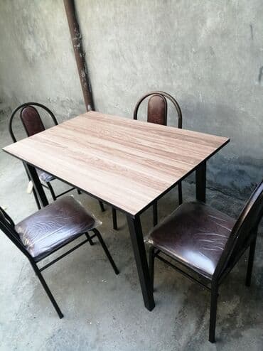 kuxna stol: 120 manatdan başlayir. Stol stul desti anbardan satiş var. Modellərə — 4