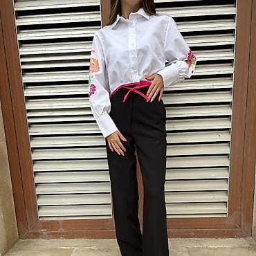 ağ sumka: Möhtəşəm model son trend sarocka 😍 qara və çəhrayı rəngi ilə klassik — 2