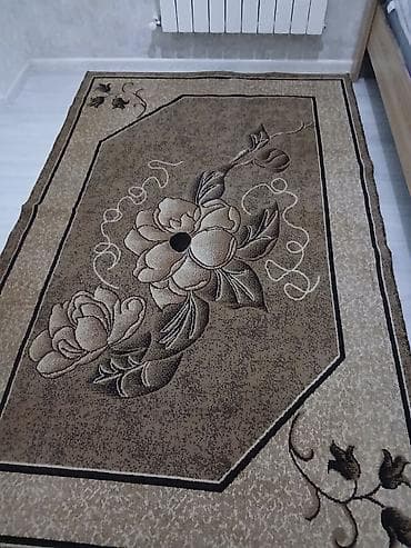 iran peçi kreditlə: Xalça – klassik floral naxışlı, qəhvəyi/bej tonlarında - Ölçü — 6