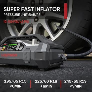 Şitillər: Lokithor Jump Starter + Kompressor — 3