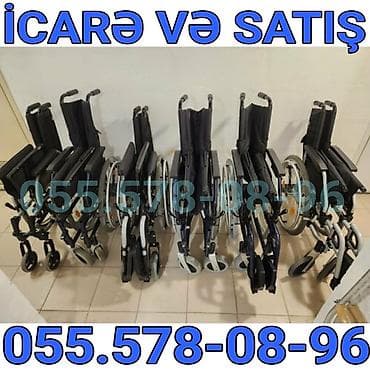 İcarə və satış üçün əlil arabaları - Model: qatlanan, yüngül