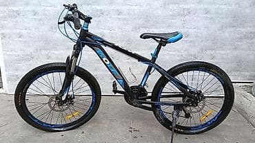 WOLF dağ velosipedi - Çərçivə: yüngül alaşımlı, idman geometriyası