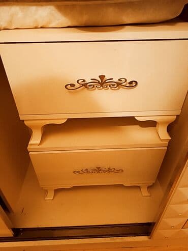 односпальная кровать: 2 односпальные кровати, Шкаф, Трюмо, 2 тумбы, Азербайджан, Б/у — 3