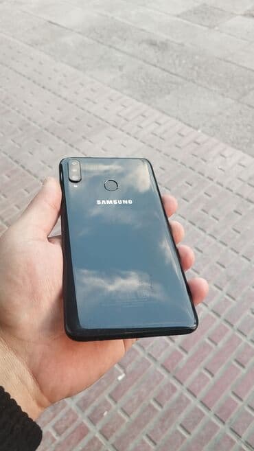 samsung telefon qiymətləri: Samsung Galaxy A20, 32 GB, rəng - Qara, Barmaq izi — 8