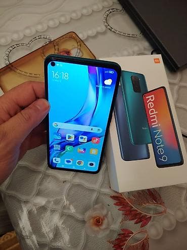 tv box kanallar: Redmi Note 9, 128 GB, rəng - Yaşıl, İki sim kartlı — 6