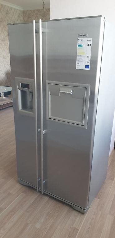 2 двери Beko Холодильник Продажа, цвет - Серебристый, С диспенсером — 1