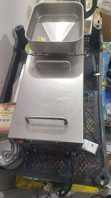 İnkubatorlar: Elektrikli yağ çıxarma (pres) aparatı - Material: paslanmayan polad — 5