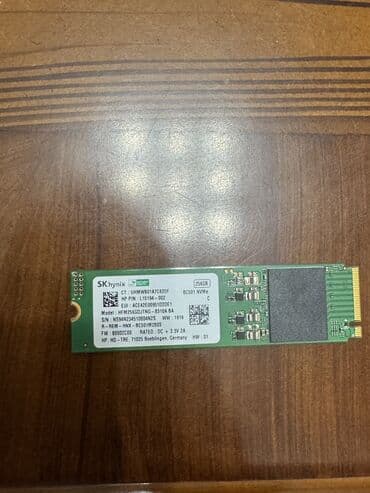 Operativ yaddaş (RAM): Daxili SSD disk Hynix, 256 GB, M.2, İşlənmiş — 1
