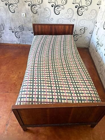 Təknəfərlik çarpayı, Matras ilə, Siyirməsiz