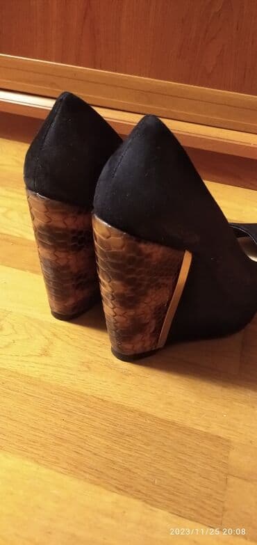 босоножки на тракторной подошве с каблуком: Tuflilər, Ölçü: 39, Yeni — 6