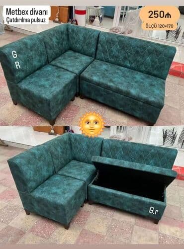 Künc divan, Açılan, Bazalı