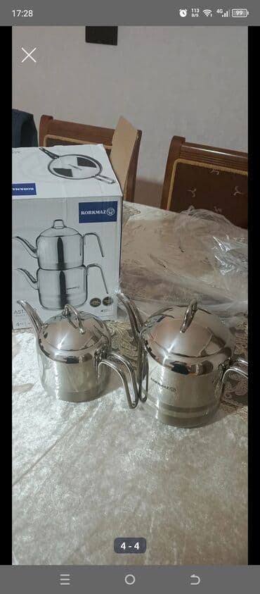 емкость для воды из нержавейки: Yeni, Dəm caydanı, Paslanmayan polad, 3-dən çox l, Türkiyə — 2