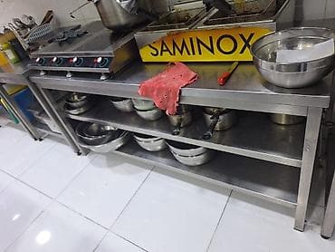 Sənaye mətbəxi üçün soyuducu iş masası və paslanməz * Zont 590azn — 4