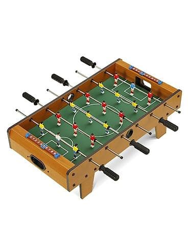 mini velo: Uşaq futbol stol oyunu – mini stolüstü foosball - Ölçülər: 70 x 36 x — 5