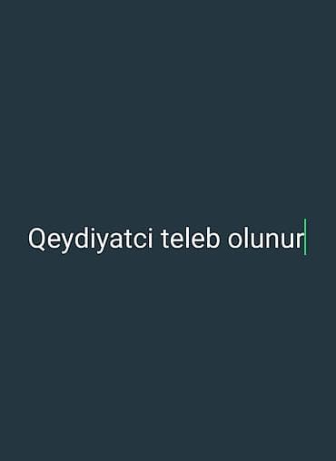 restaranda is: Hostes, qeydiyyatçı tələb olunur, Təcrübəsiz — 1