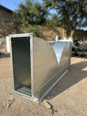 Вентиляционные трубы: Havalandırma sistemi üçün galvanizə olunmuş metal hava kanalı – xüsusi — 3