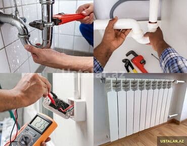 Другие стройуслуги: Mənzillərdə. Həyət evlərində. Elektrik və santexnik işlərin görülməsi — 1