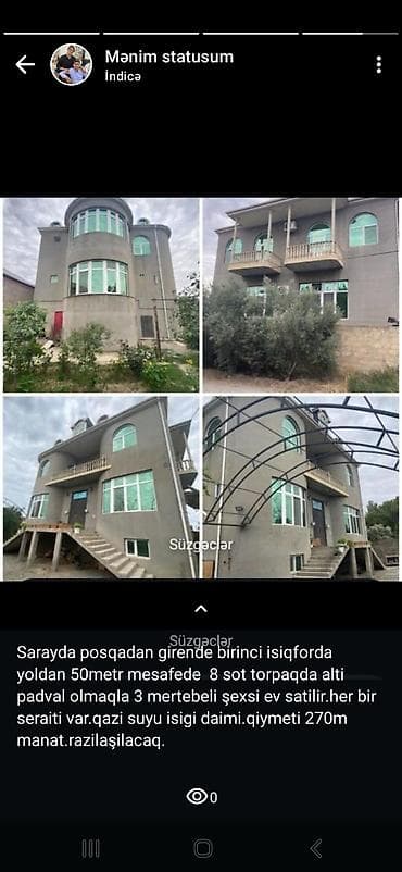 Saray, 130 kv. m, 6 otaqlı