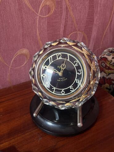 антикварные часы настенные: Qedimi xrustal sovet saati — 1