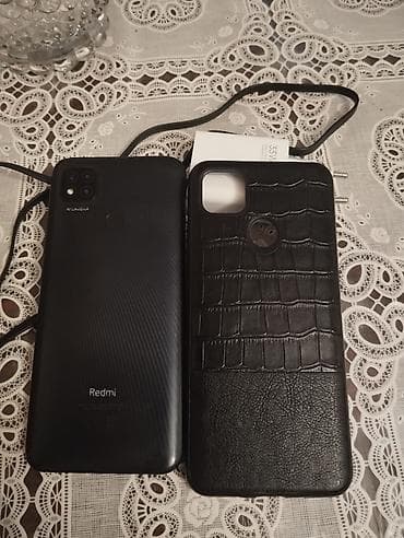 Redmi 9C, 64 GB, rəng - Qara, İki sim kartlı