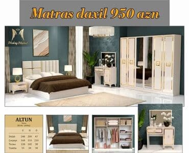 spa natural: İkinəfərlik çarpayı, Termo, Dolab, 2 tumba, Azərbaycan, Yeni — 2