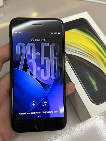 IPhone SE 2020, 64 GB, Qara, Simsiz şarj