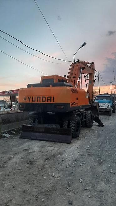 traktor tekeri: Hyundai 200W-7 təkərli ekskavator - Brend/model: HYUNDAI 200W-7 - — 4