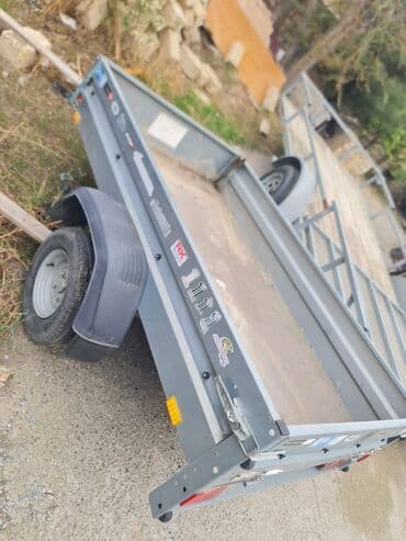 дом на колёсах: Yüngül qoşqu (treyler) Texpasportu, nömrəsi var - Material: Sinklənmiş — 1