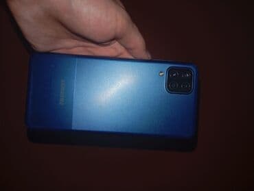 a12 ekranı: Samsung Galaxy A12, 64 GB, rəng - Göy, Barmaq izi — 1