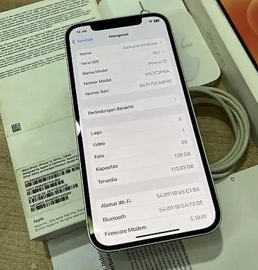 ip 12 mini: IPhone 12, 128 GB, Ağ, Zəmanət, Kredit, Simsiz şarj — 7