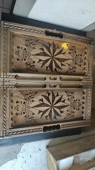 İdman oyunları: Oyma naxışlı Zon əl işi olan Nərd. Çatdirilma Baki-sumqayit — 2