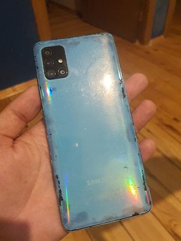 comitok l7c pro: Samsung Galaxy A51, 64 GB, rəng - Mavi, Barmaq izi — 1