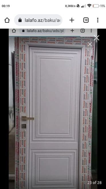 ucuz plastik qapi pencere: Yeni Plastik qapı 80x200 sm Zəmanətli, Pulsuz çatdırılma, Rayonlara çatdırılma — 5