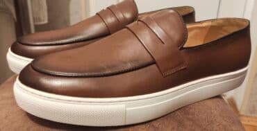 Səndəl və şəp-şüplər: Məhsul: Kişi loaferləri - Stil: Penny loafer dizaynı, slip-on — 3