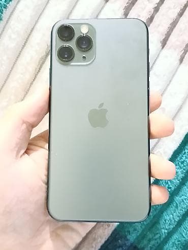 IPhone 11 Pro, 256 GB, Matte Midnight Green, Face ID lalafo.az -da IPhone 11 Pro, 256 GB, Matte Midnight Green, Face ID