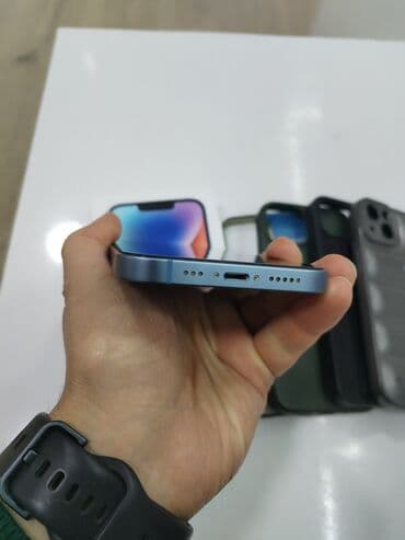 telefon iphone 16: IPhone 13, Mavi, Simsiz şarj — 1
