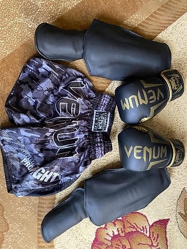 Venum boks dəsti – əlcəklər və qamışaqlar (leg/shin guards) - Brend — 1