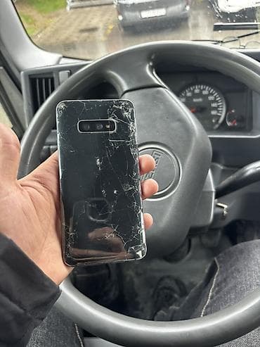 s20 fe ekran: Samsung Galaxy S10e, 128 GB, rəng - Qara, Qırıq — 3