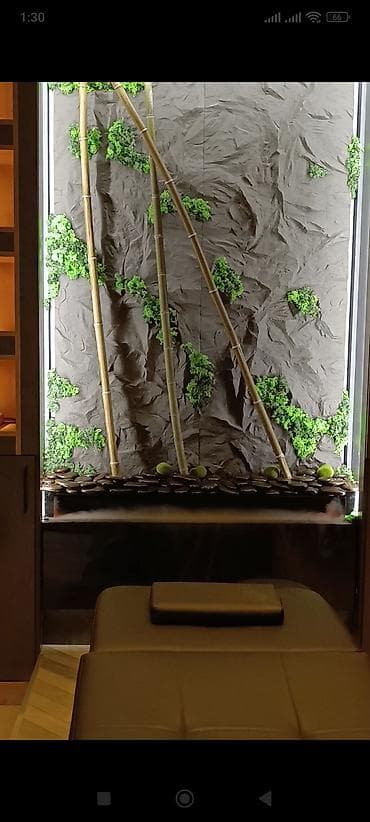 Dekorativ “yaşıl divar” və Zen kompozisiyası - Daxili məkanlar üçün