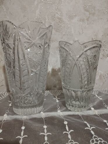 dekorativ agaclarin qiymeti: Bir vaza, Xrustal — 1