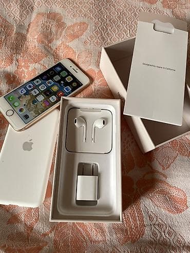 ucuz telefonlar ayfon: IPhone 8, 64 GB, Qızılı, Barmaq izi — 1