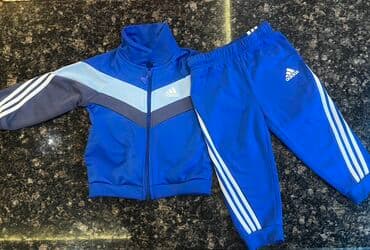 детская слип пижама: Uşaq üçün Adidas idman dəsti 9-12 ay - 2 hissədən ibarət: fermuarlı — 1