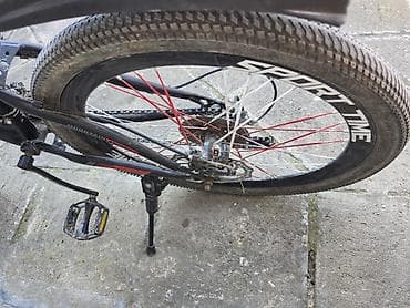 velo disk: Sport Time dağ velosipedi - Çərçivə: yüngül ərintili, qara-qırmızı — 4