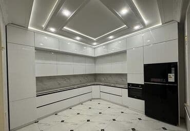 Sifarişlə mətbəx dəsti, Özü çəkən petlələr, MDF, Kredit yoxdur, Pulsuz çatdırılma