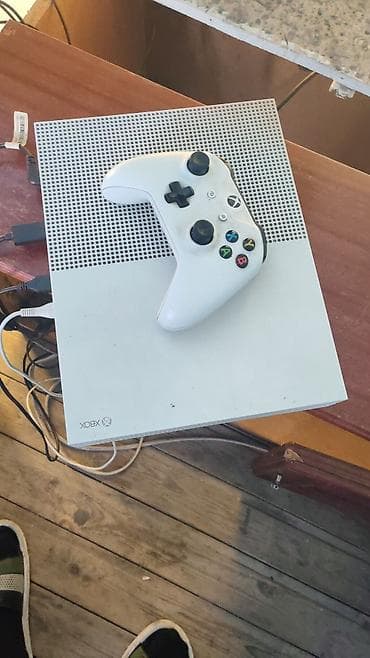 xbox 1: Xbox One S oyun konsolu - Model: Xbox One S - Rəng: Ağ - Daxili — 1