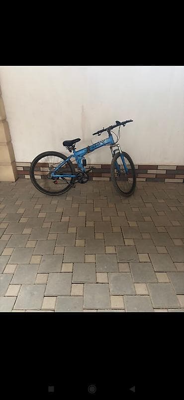 velolar: Başlıq:Saf 26 lıq qatlanan dağ velesipetdi Təsvir Saf markalı mavi — 2