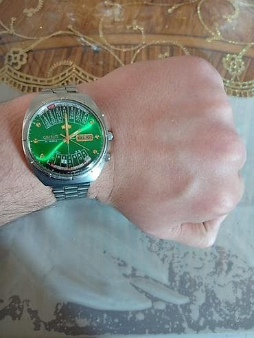 Qol saatları və aksesuarlar: Qol saatı, Orient, rəng - Yaşıl — 2